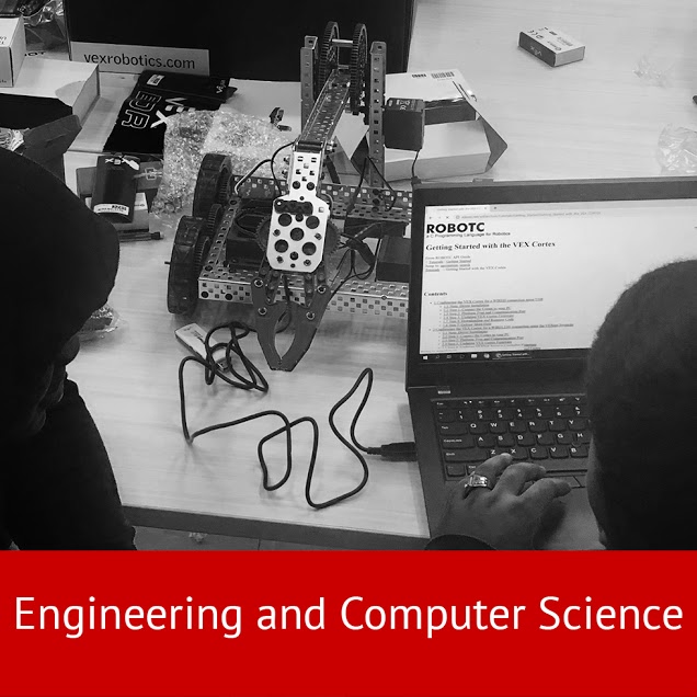 Clinton engineering workbench with a robotics project